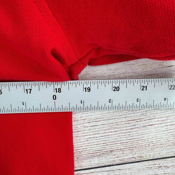 Apple Employee Knit Short Sleeve T-Shirt Men's Size Medium Red - Picture 11 of 14